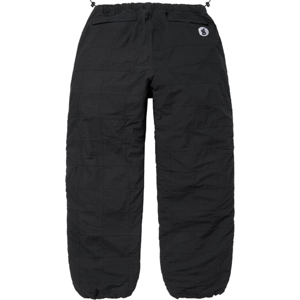 Supreme GOODENOUGH Patchwork Madras Full Zip Track Pant - Black (front)