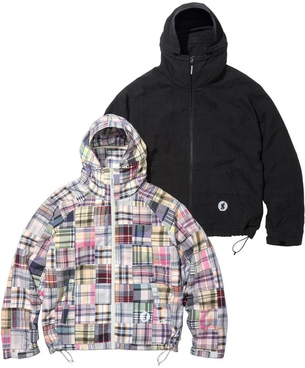 Supreme GOODENOUGH Patchwork Madras Hooded Jacket - Product Image