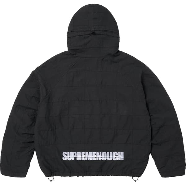 Supreme GOODENOUGH Patchwork Madras Hooded Jacket - Black (front)