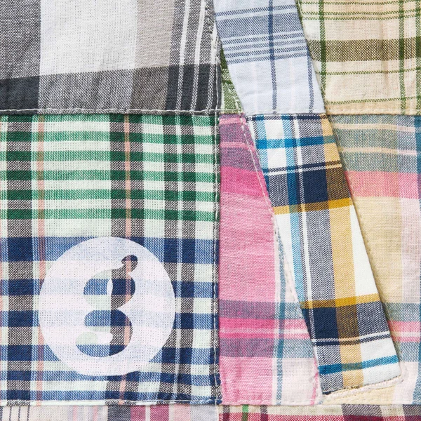 Supreme GOODENOUGH Patchwork Madras Hooded Jacket - Multicolor (front)