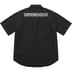 Supreme GOODENOUGH Patchwork Madras S/S Shirt - Black (front)