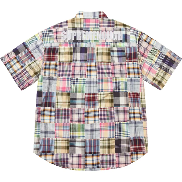 Supreme GOODENOUGH Patchwork Madras S/S Shirt - Multicolor (front)