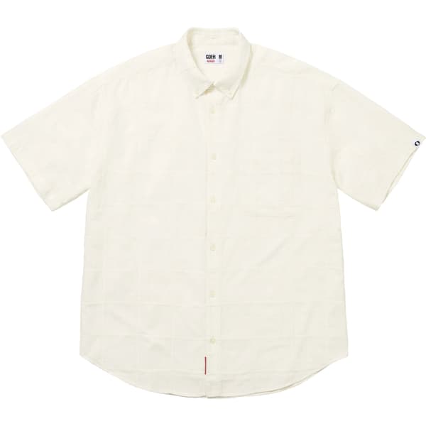Supreme GOODENOUGH Patchwork Madras S/S Shirt - White (front)