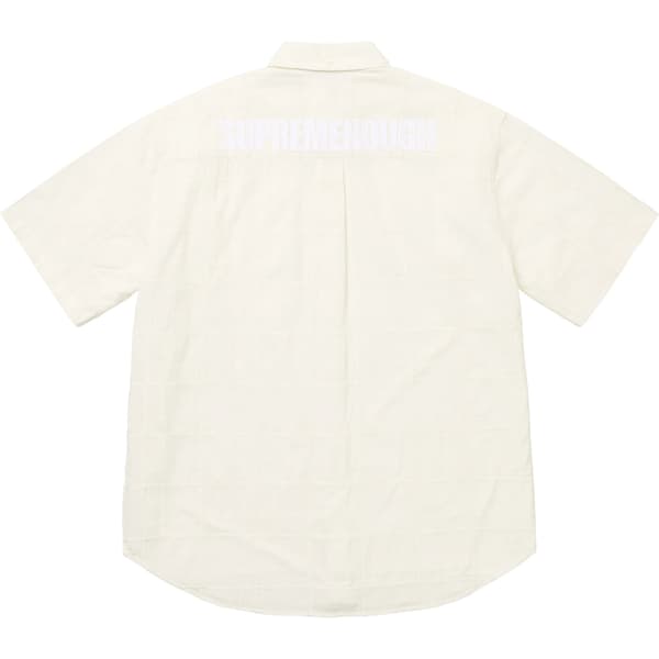 Supreme GOODENOUGH Patchwork Madras S/S Shirt - White (front)