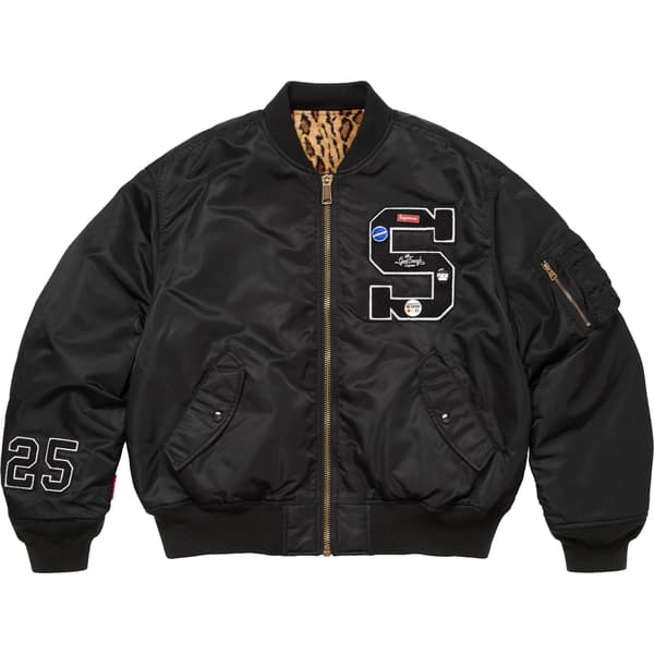 Supreme GOODENOUGH Reversible MA-1 - Black (front)