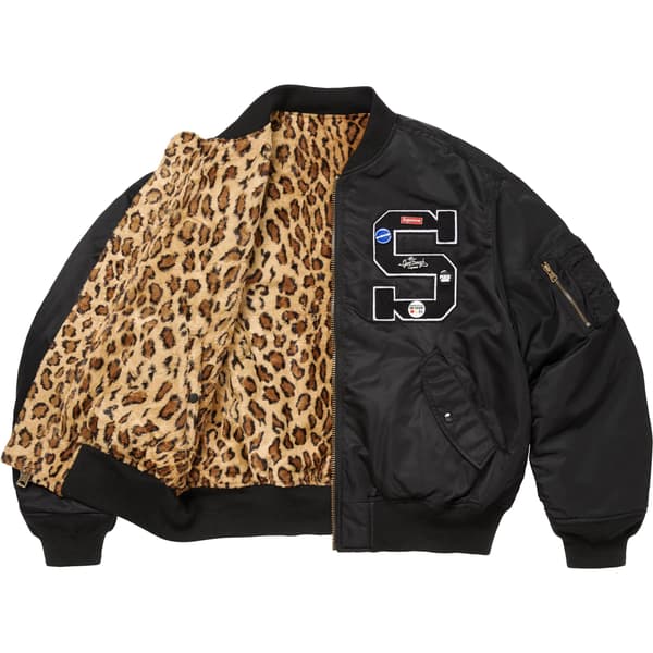 Supreme GOODENOUGH Reversible MA-1 - Black (front)