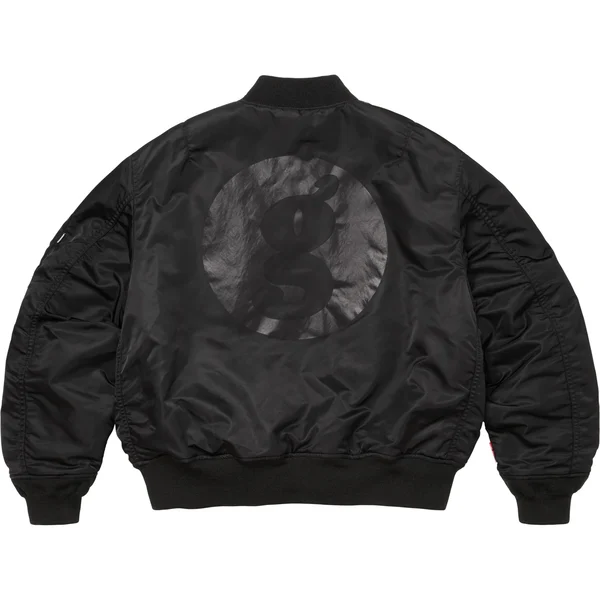 Supreme GOODENOUGH Reversible MA-1 - Black (front)