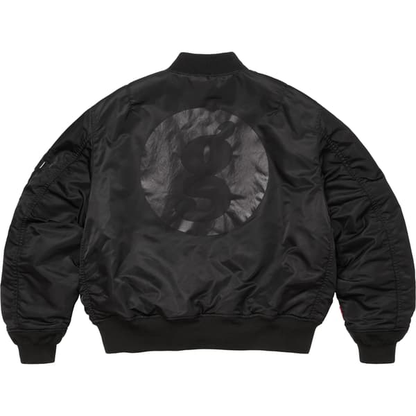 Supreme GOODENOUGH Reversible MA-1 - Black (front)