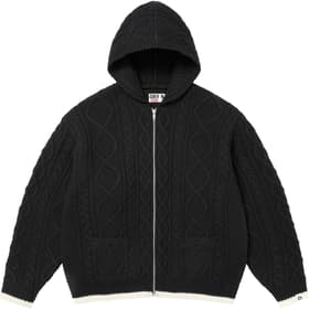 Supreme GOODENOUGH Zip Up Hooded Sweater Black