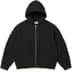 Supreme GOODENOUGH Zip Up Hooded Sweater - Black (front)