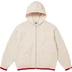 Supreme GOODENOUGH Zip Up Hooded Sweater - Stone (front)