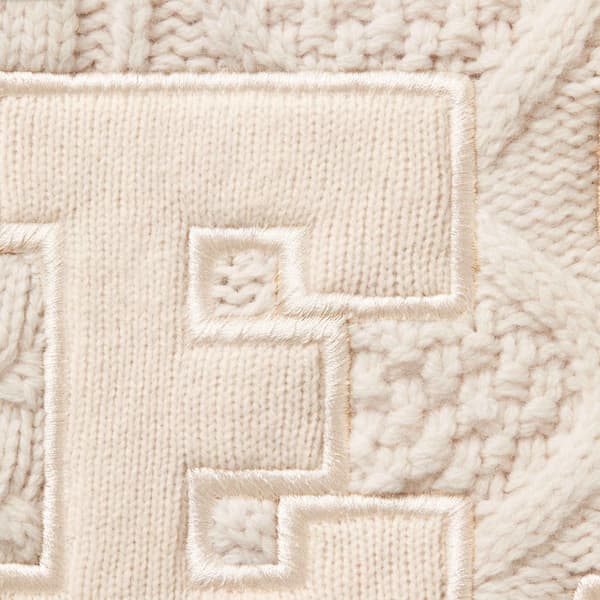 Supreme GOODENOUGH Zip Up Hooded Sweater - Stone (front)