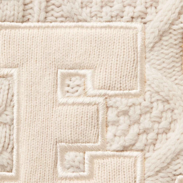 Supreme GOODENOUGH Zip Up Hooded Sweater - Stone (front)