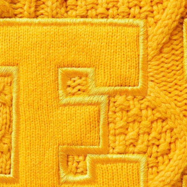 Supreme GOODENOUGH Zip Up Hooded Sweater - Yellow (front)