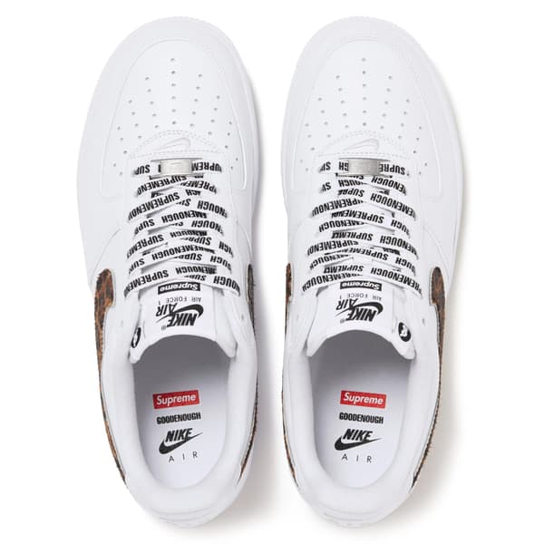 Supreme GOODENOUGH Nike Air Force 1 Low - White (front)