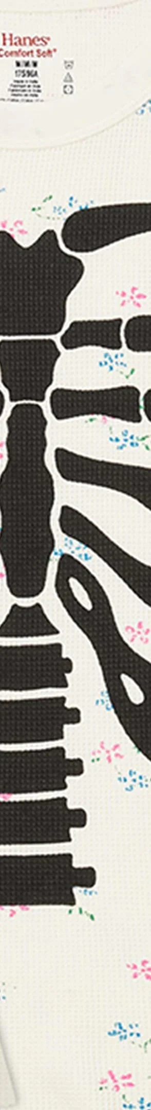 Supreme Hanes Bones Thermal Crew (1 Pack) - Floral (front)