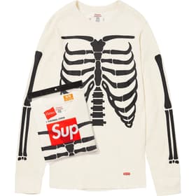 Supreme Hanes Bones Thermal Crew (1 Pack) Natural