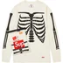 Supreme Hanes Bones Thermal Crew (1 Pack) - Natural (front)