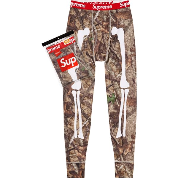 Supreme Hanes Bones Thermal Pant (1 Pack) - TrueTimber® HTC Fall Camo (front)