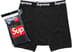 Supreme Hanes Boxer Briefs (4 Pack) - Black (front)