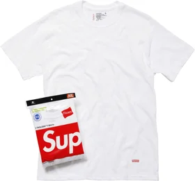 Supreme Hanes Tagless Tees (3 Pack)