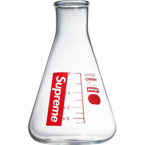 Supreme Hario Erlenmeyer Flask - Clear (front)