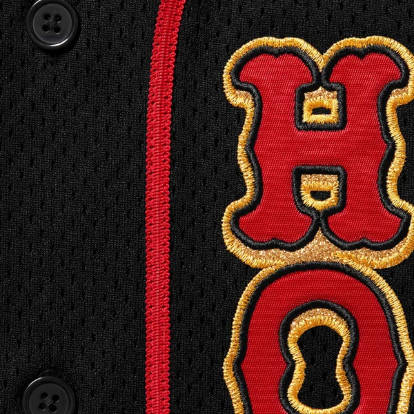 Supreme Homerun Baseball Jersey - Black (front)