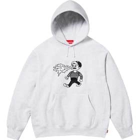 Supreme Homerun Hooded Sweatshirt Ash Grey