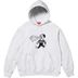 Supreme Homerun Hooded Sweatshirt - Ash Grey (front)