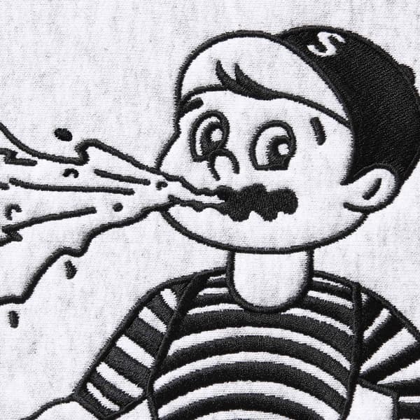 Supreme Homerun Hooded Sweatshirt - Ash Grey (front)