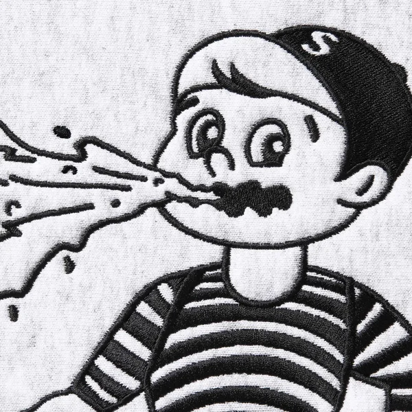 Supreme Homerun Hooded Sweatshirt - Ash Grey (front)