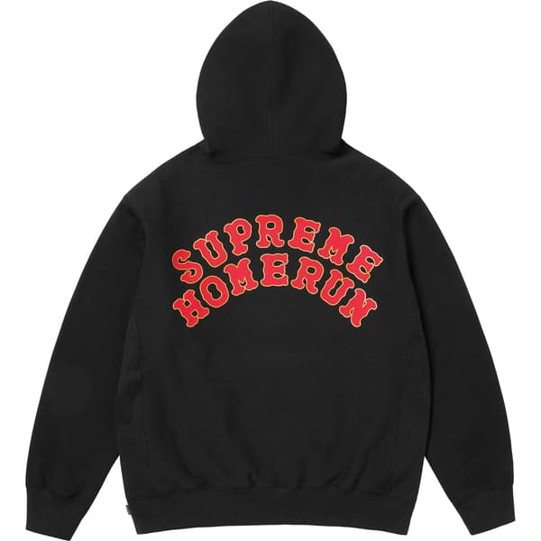 Supreme Homerun Hooded Sweatshirt - Black (front)