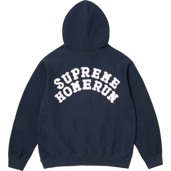 Supreme Homerun Hooded Sweatshirt - Navy (front)
