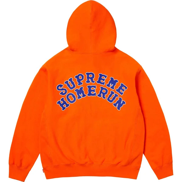 Supreme Homerun Hooded Sweatshirt - Orange (front)