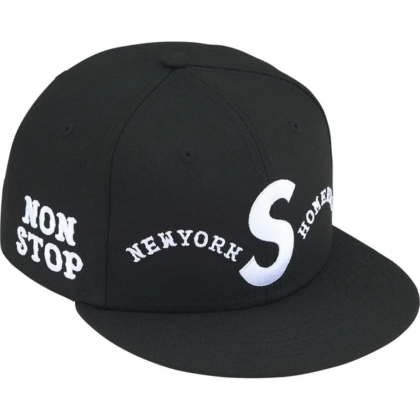 Supreme Homerun S Logo New Era - Black (front)