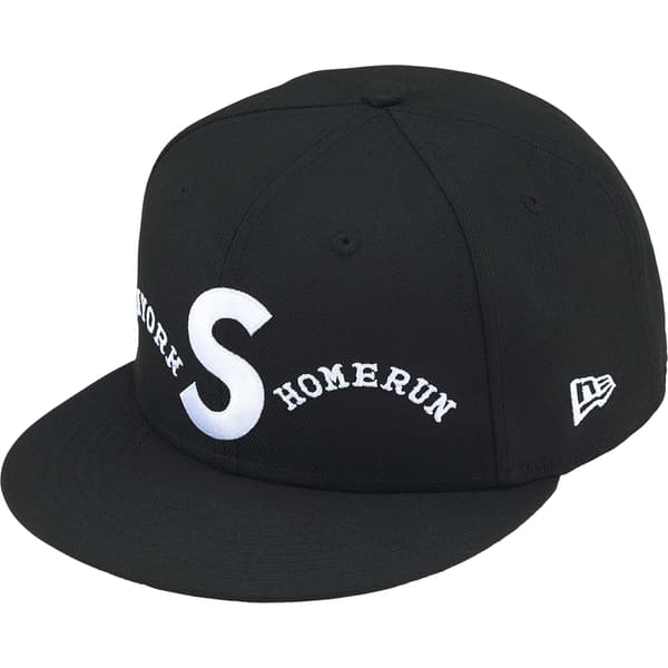 Supreme Homerun S Logo New Era - Black (front)