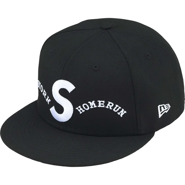 Supreme Homerun S Logo New Era - Black (front)
