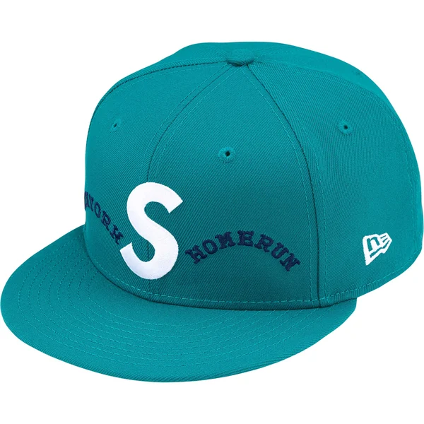 Supreme Homerun S Logo New Era - Teal (front)