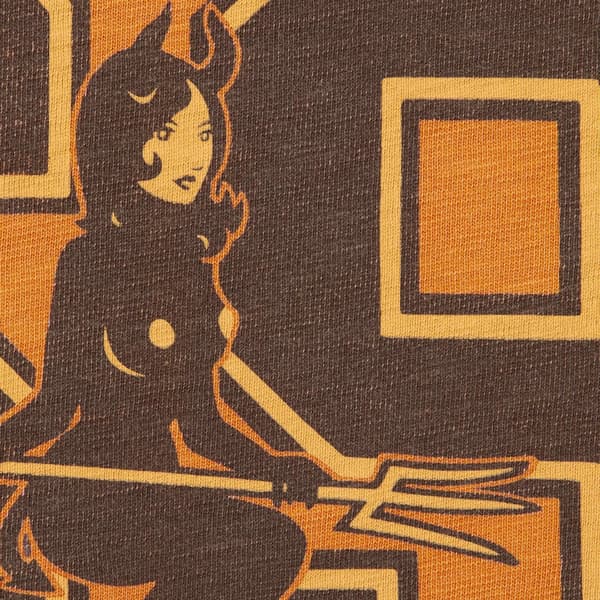 Supreme HYSTERIC GLAMOUR 69 Football Top - Light Orange (front)