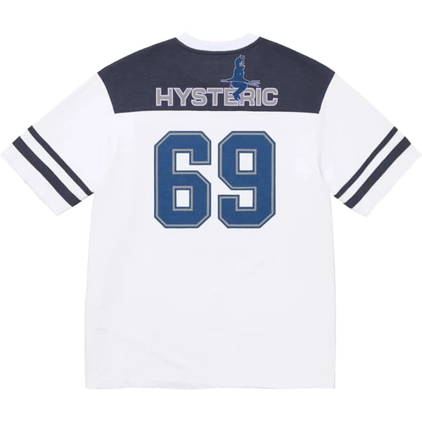 Supreme HYSTERIC GLAMOUR 69 Football Top - White (front)