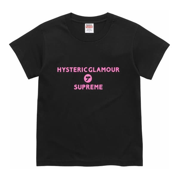 Supreme HYSTERIC GLAMOUR Baby Tee - Black (front)