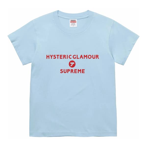 Supreme HYSTERIC GLAMOUR Baby Tee - Light Blue (front)
