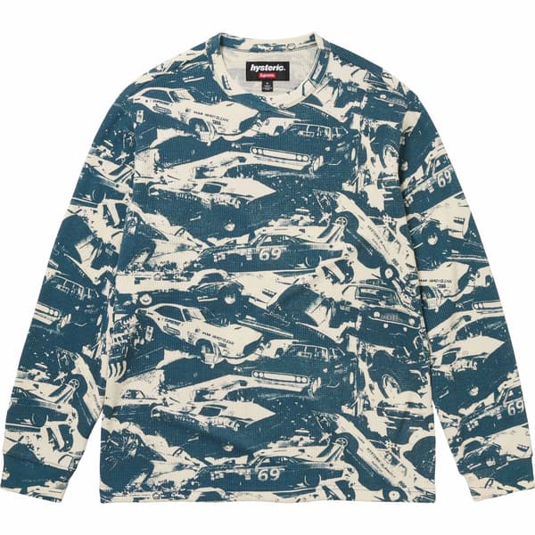 Supreme HYSTERIC GLAMOUR Cars Thermal - Teal (front)