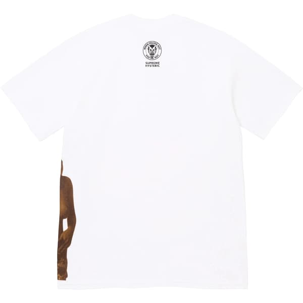 Supreme HYSTERIC GLAMOUR Fuck Tee - White (front)