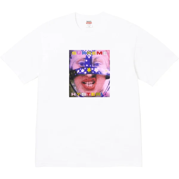 Supreme HYSTERIC GLAMOUR Headcase Tee - White (front)
