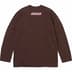 Supreme HYSTERIC GLAMOUR Mesh L/S Top - Brown (front)