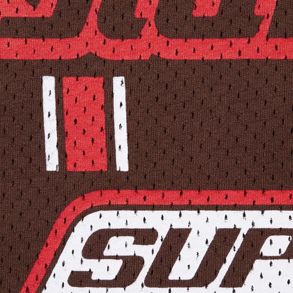 Supreme HYSTERIC GLAMOUR Mesh L/S Top - Brown (front)