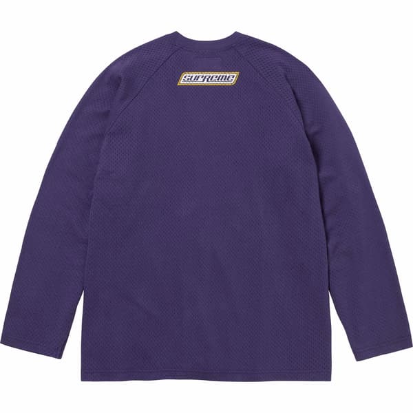 Supreme HYSTERIC GLAMOUR Mesh L/S Top - Purple (front)
