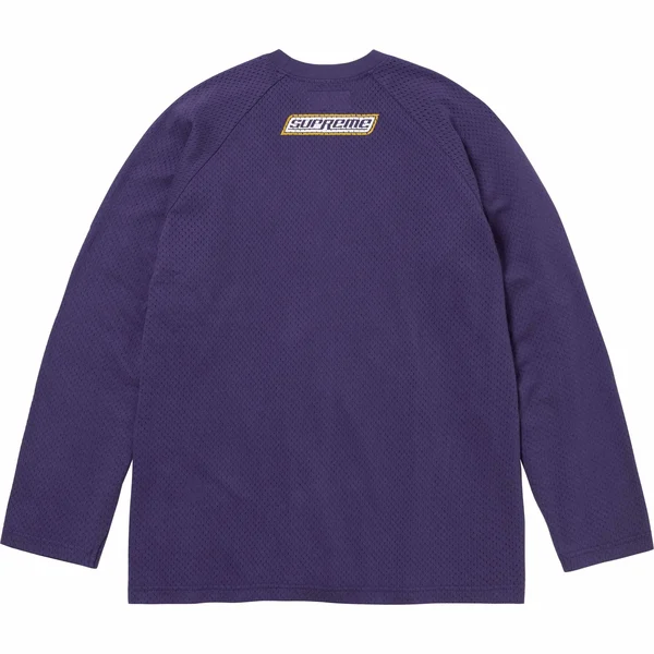 Supreme HYSTERIC GLAMOUR Mesh L/S Top - Purple (front)