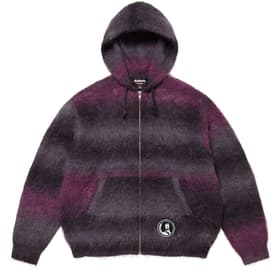 Supreme HYSTERIC GLAMOUR Mohair Zip Up Hooded Sweater Black